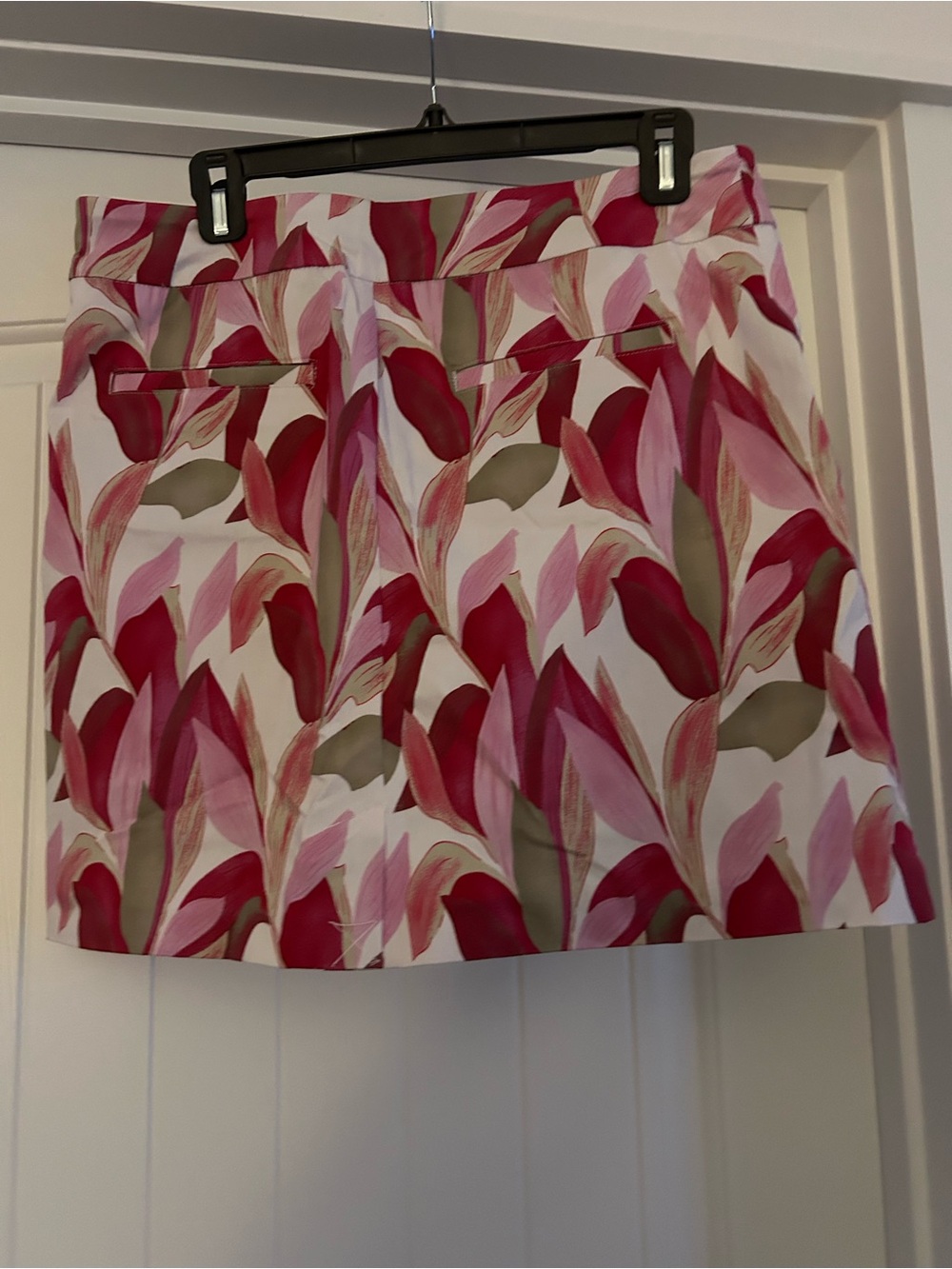 Floral Pink & Olive Mini Skort - Picture 2 of 5